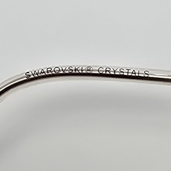 Jimmy Crystal GL1261 Swarovski Silver Frame Purple Mirror Len Aviator Sunglasses main image 16